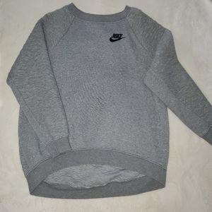 Gray OverSized Nike CrewNeck